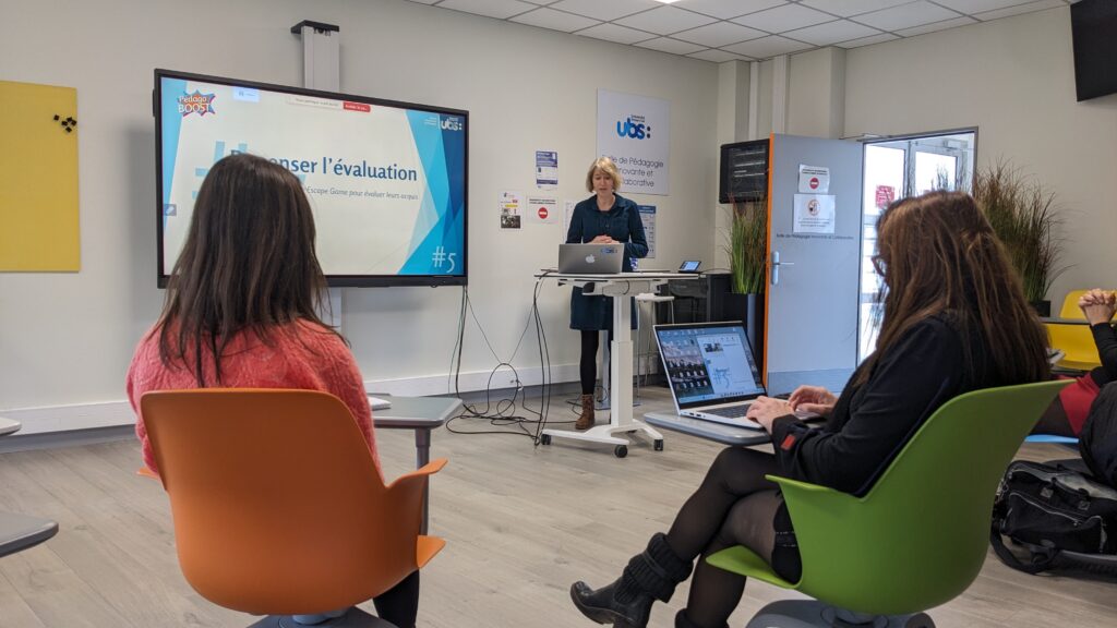 Les enseignants présents dans la salle PIC de l'IUT de Lorient
