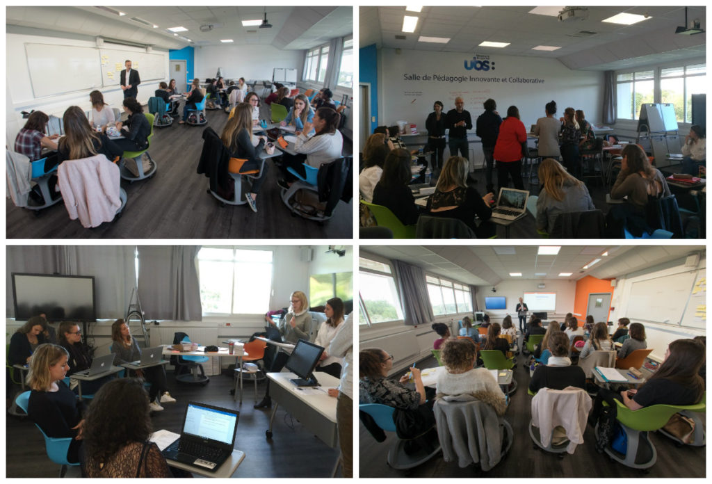 Visiter les salles de Pédagogie Innovante et Collaborative
